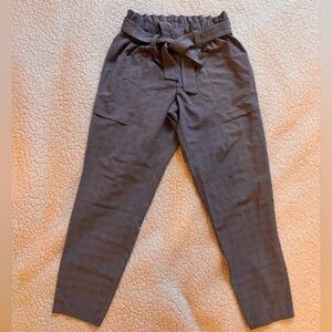 Athleta Plaid Skyline Pant - Paperbag Waist - Size 2